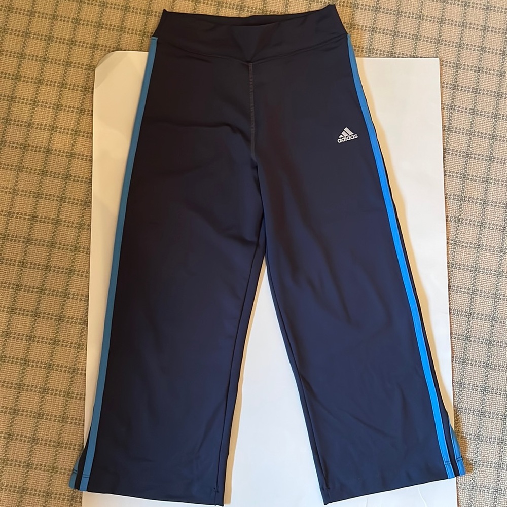 Grey Adidas cropped pants